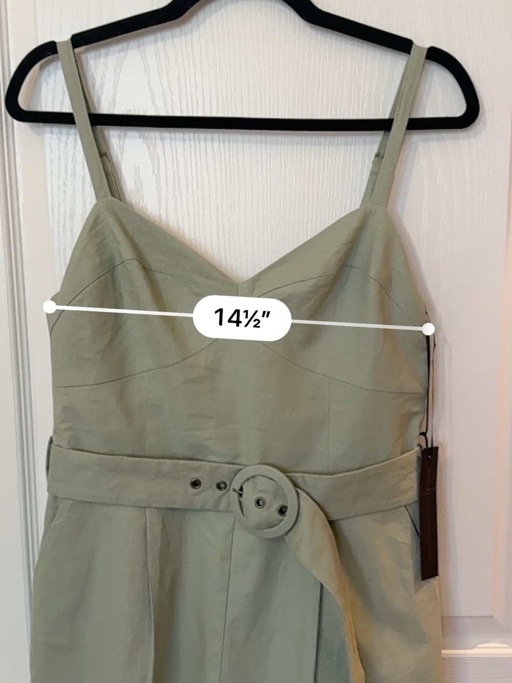 HOUSE OF HARLOW 1960 x REVOLVE Nicola Romper in Sage Green Medium NWT - Picture 8 of 11